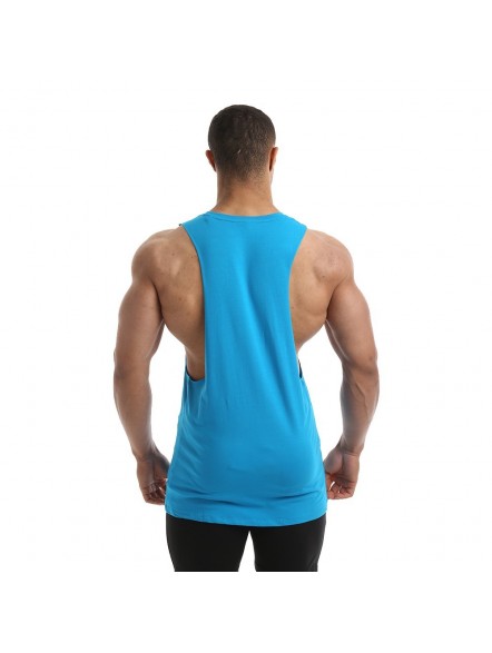 Tank top męski na siłownię dopasowany Drop Armhole Vest