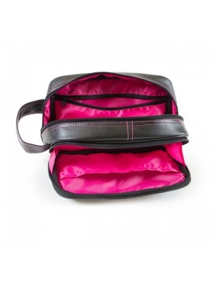 Toiletry Bag black/pink Women  - kosmetyczka damska Gorilla Wear U.S.A