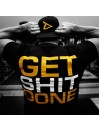 Męska koszulka na siłownie dopasowana "Get Done"