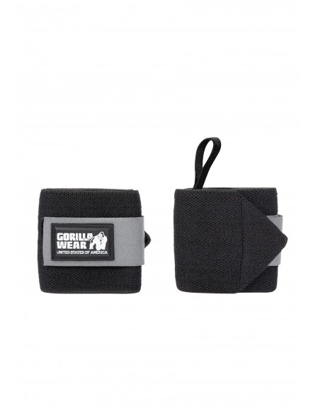 Taśmy wzmacniające nadgarstki Wrist Wraps Basic Black/Gray