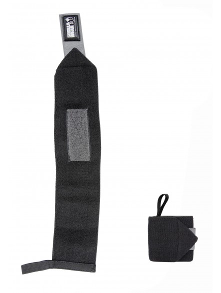 Taśmy wzmacniające nadgarstki Wrist Wraps Basic Black/Gray