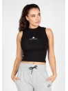 Crop Top Dopasowany Damski Livonia