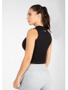 Crop Top Dopasowany Damski Livonia