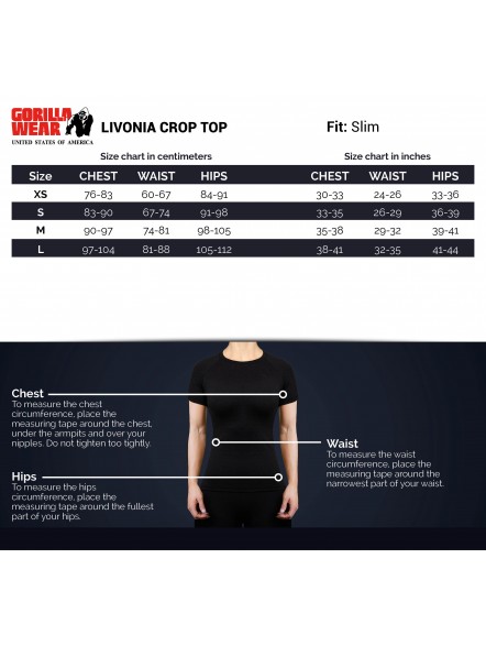 Crop Top Dopasowany Damski Livonia