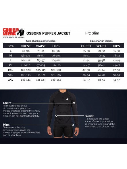 Kurtka Puffer z Kapturem Męska Osborn