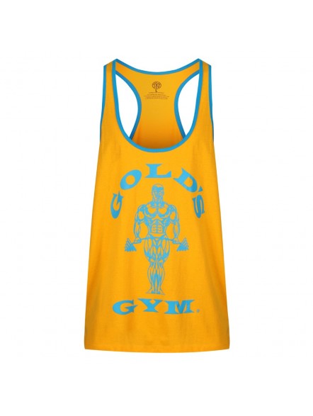 Tank top na siłownie dopasowany męski Muscle Joe Contrast