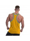 Tank top na siłownie dopasowany męski Muscle Joe Contrast