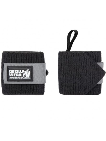 Taśmy wzmacniające nadgarstki Wrist Wraps Basic Black/Gray