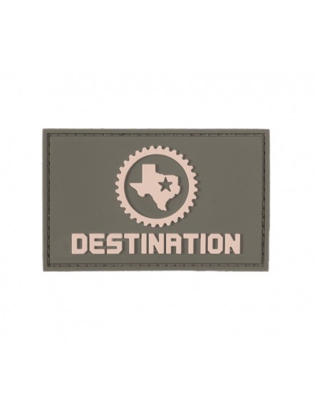 Gumowa naszywka/rzep Destination