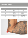Opaski na łokcie 3mm grubości Elbow Sleeves