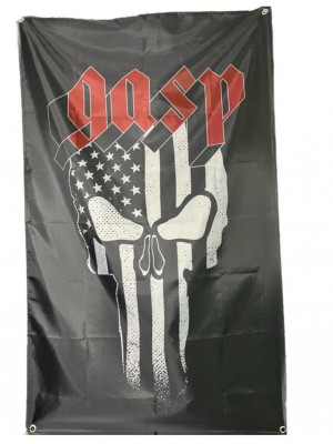 Flaga Skull GASP