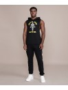 Bezrękawnik treningowy z kapturem Muscle Joe