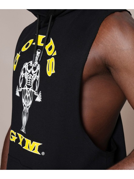 Bezrękawnik treningowy z kapturem Muscle Joe