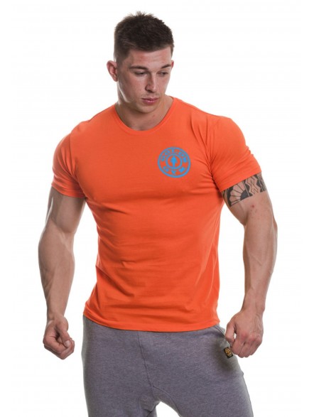 Dopasowana koszulka męska na trening Chest Logo
