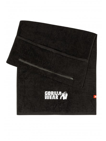 Ręcznik na siłownie z kieszenią na zamek błyskawiczny Zip Pocket Gym Towel