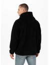 Bluza męska z kapturem czarna Aragon