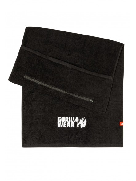Ręcznik na siłownie z kieszenią na zamek błyskawiczny Zip Pocket Gym Towel