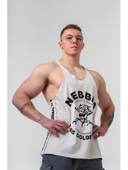Tank top treningowy stringer NEBBIA x Olympia No. 3 Golden Age 791