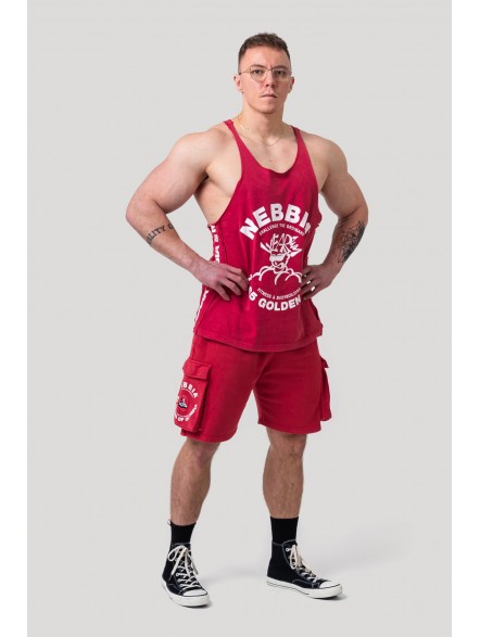Tank top treningowy stringer NEBBIA x Olympia No. 3 Golden Age 791