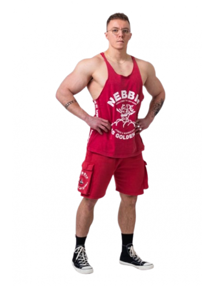 Tank top treningowy stringer NEBBIA x Olympia No. 3 Golden Age 791