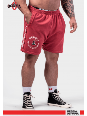 Spodenki treningowe męskie NEBBIA x Olympia No.3 Legend 786