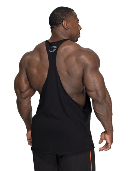 Tank top męski mocno wycięty Stringer na siłownie