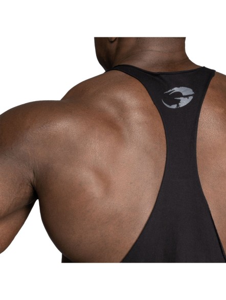 Tank top męski mocno wycięty Stringer na siłownie