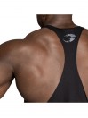 Tank top męski mocno wycięty Stringer na siłownie