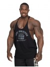 Tank top męski mocno wycięty Stringer na siłownie