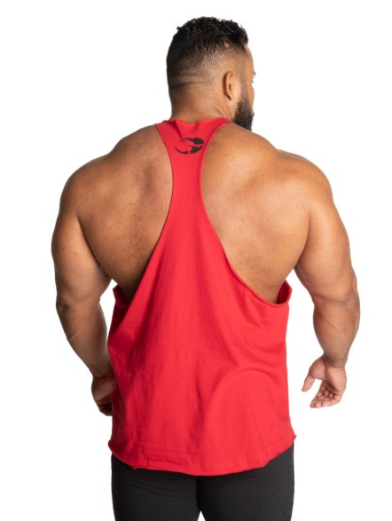 Tank top męski mocno wycięty Stringer na siłownie