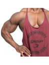 Tank top męski mocno wycięty Stringer na siłownie