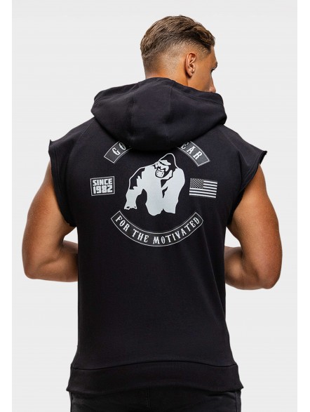 Bezrękawnik treningowy z kapturem Huntley S/L Hoodie
