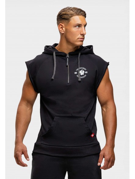 Bezrękawnik treningowy z kapturem Huntley S/L Hoodie