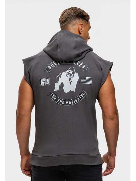 Bezrękawnik treningowy z kapturem Huntley S/L Hoodie