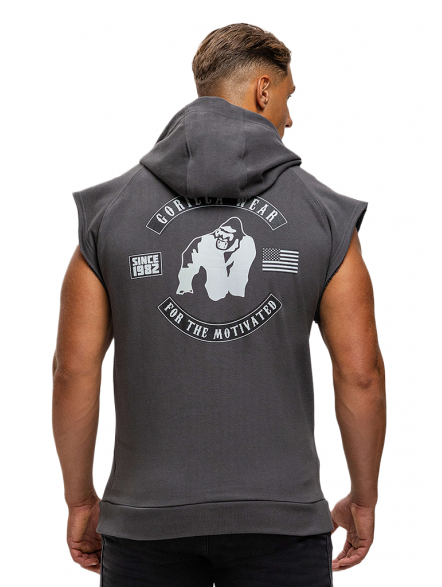 Bezrękawnik treningowy z kapturem Huntley S/L Hoodie