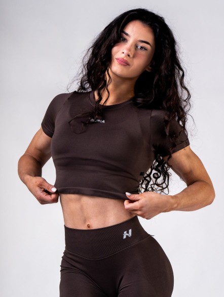 Damski crop top bezszwowy POWER No. 891