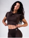 Damski crop top bezszwowy POWER No. 891