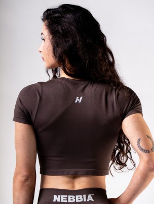 Damski crop top bezszwowy...