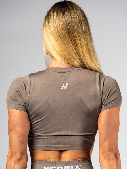 Damski crop top bezszwowy POWER No. 891