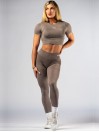 Damski crop top bezszwowy POWER No. 891