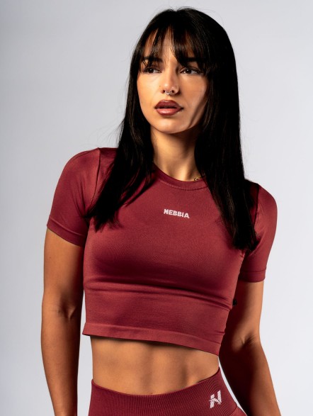 Damski crop top bezszwowy POWER No. 891