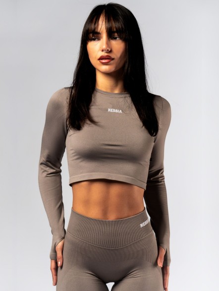 Damski longsleeve bezszwowy POWER No. 892