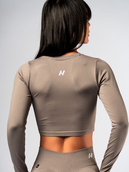 Damski longsleeve bezszwowy POWER No. 892