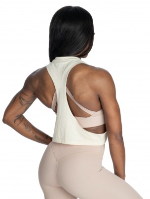 Tank top damski wycięty NY...