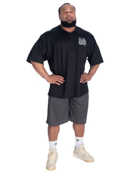 Koszulka treningowa oversize V-neck Mesh Iron Tee