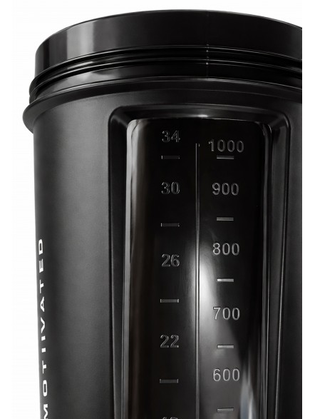 Shaker na odżywki XXL 1000ml POWER Black