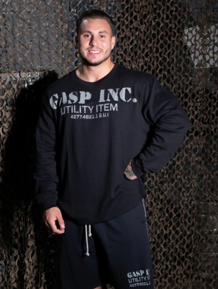 Longsleeve na siłownie męski Thermal Gym Sweater