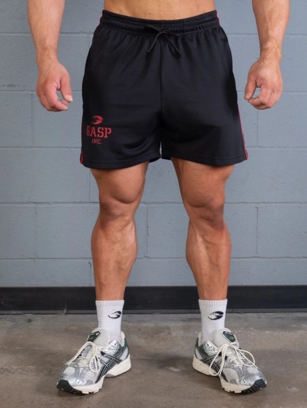 Spodenki treningowe męskie 2 Stripe Standard Mesh Shorts 4"