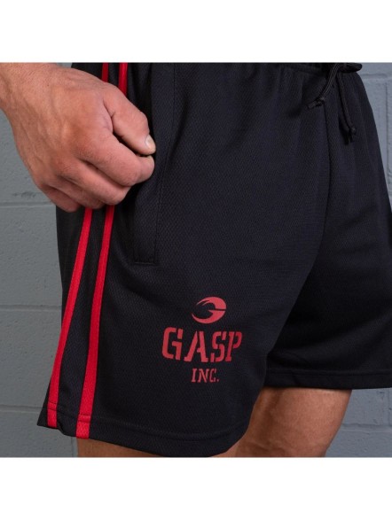 Spodenki treningowe męskie 2 Stripe Standard Mesh Shorts 4"
