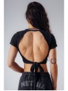 Crop top NEBBIA x Olympia No.4 Open-back 938